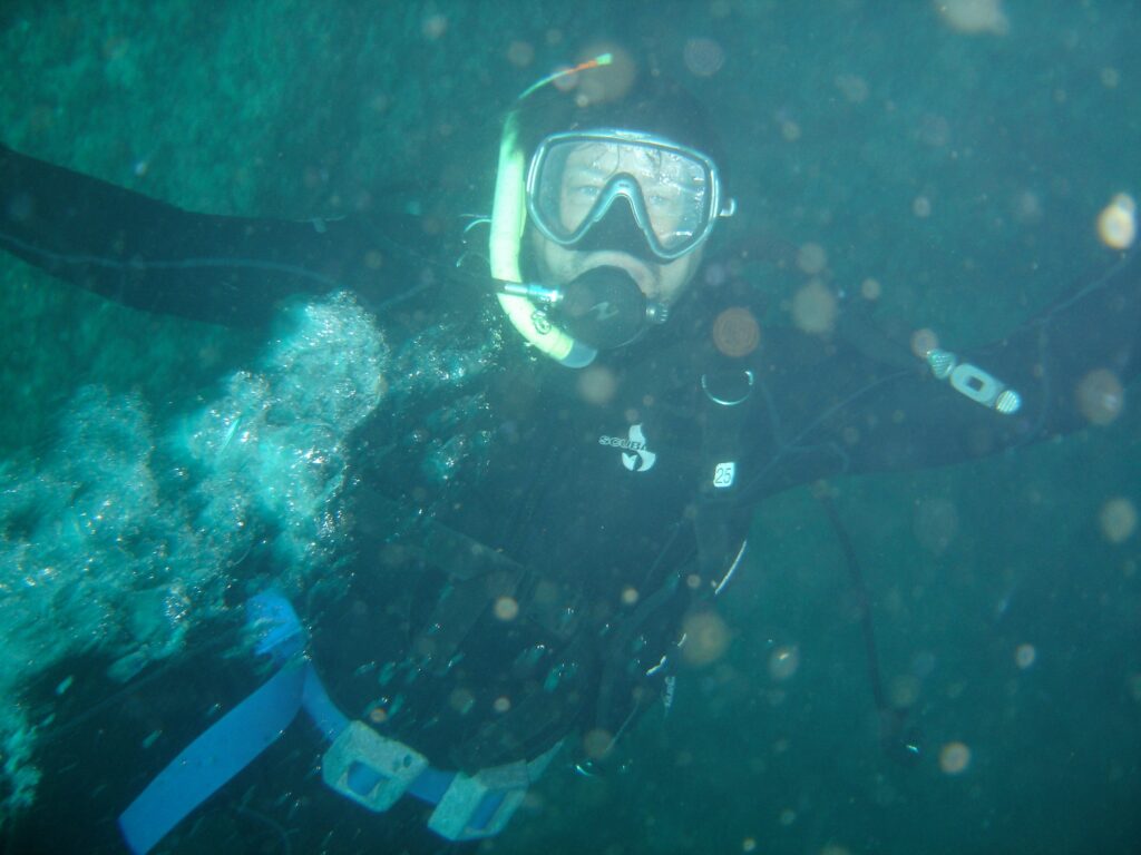 Matthew Heines Diving in the Strait of Hormuz