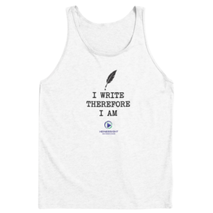 I Write Therefore I Am Tank Top