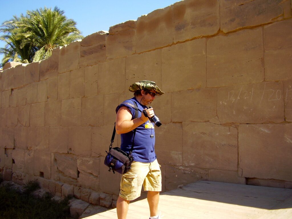 Egypt Heinessight Matthew Heines Filming Near Karnak