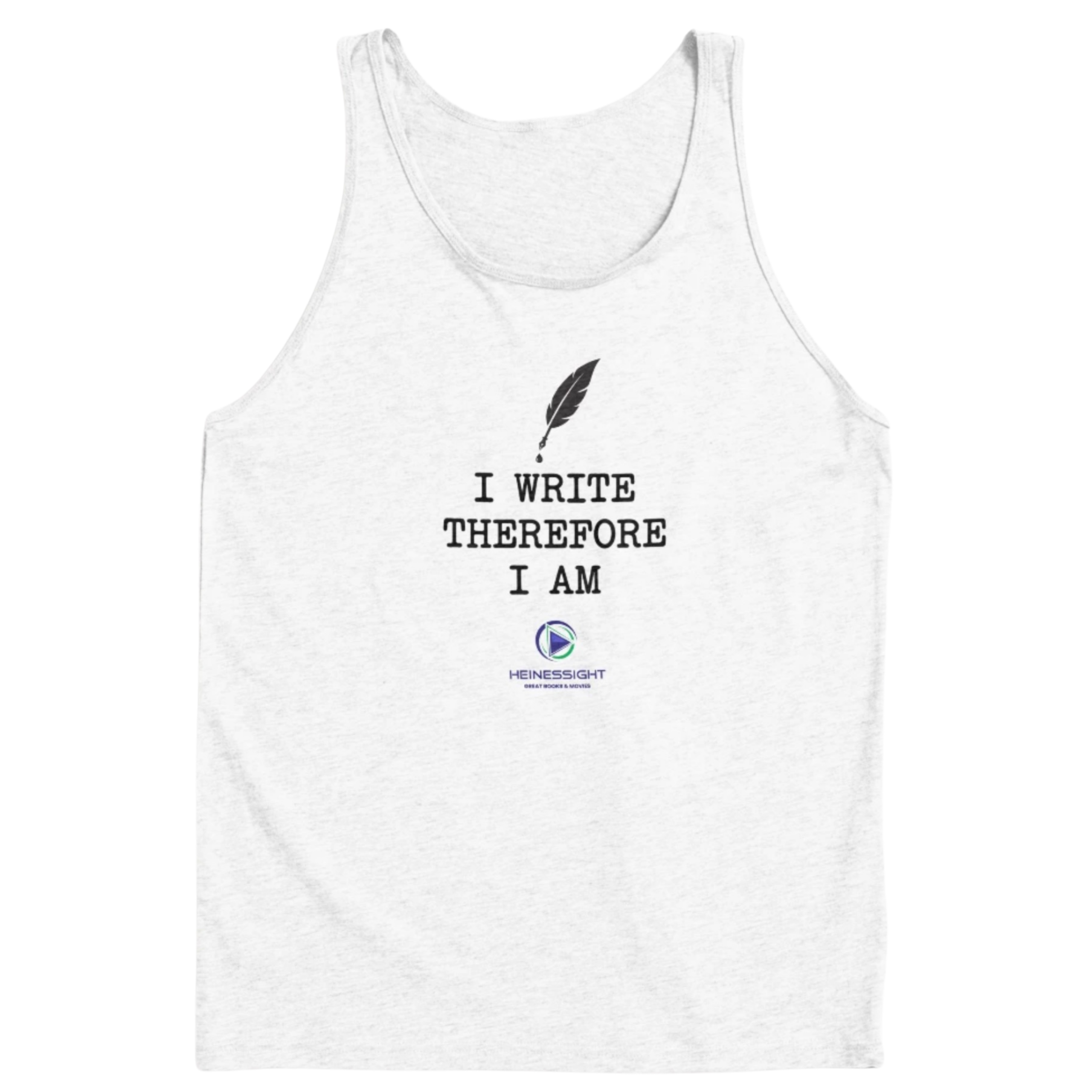 I Write Therefore I Am Tank Top